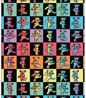 Dance Floor Bear Throw