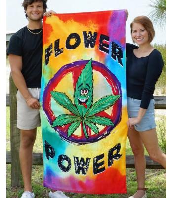 420 Flower Power Towel