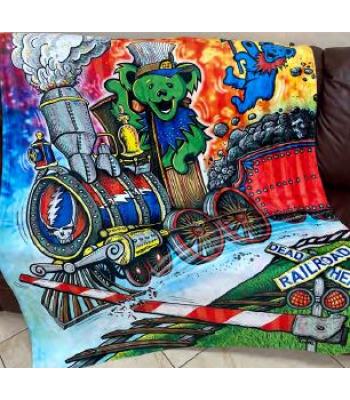 Casey Jones Train Throw