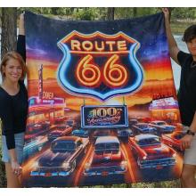 ROUTE 66 ANNIVERSARY THROW