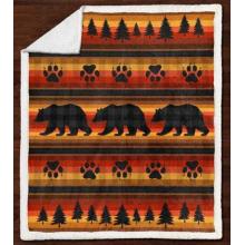SUNSET BEARS THROW