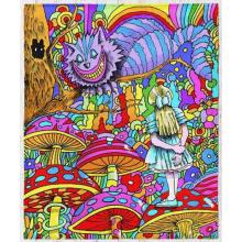 Alice Chesshire Cat Throw