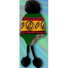Steal Your Face Rasta Flap Hat 