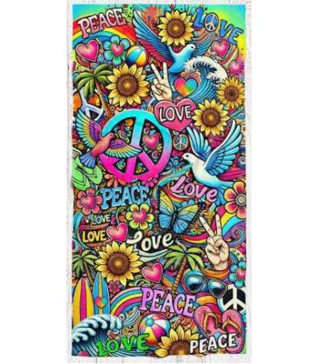 Peace & Love Towel