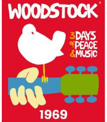 Woodstock Poster 1969 Throw 