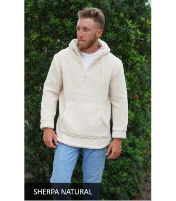 Sherpa Hooded Pullovers