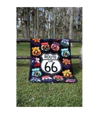 Route 66 Sign Throw