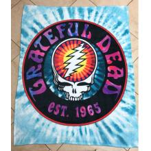 Steal Your Face Turquoise Throw 