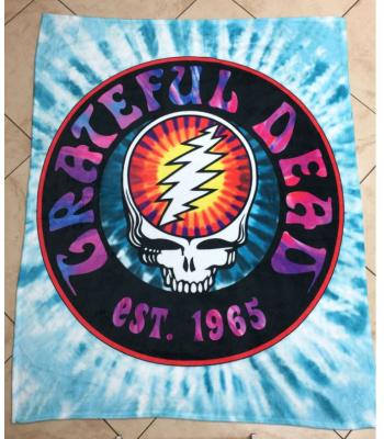 Steal Your Face Turquoise Throw 
