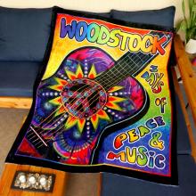 Woodstock Guitar Throw