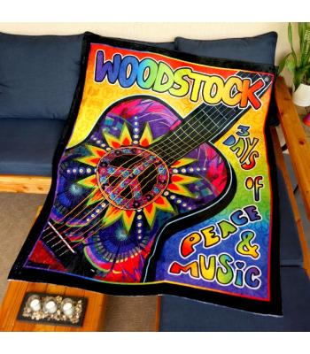 Woodstock Guitar Throw